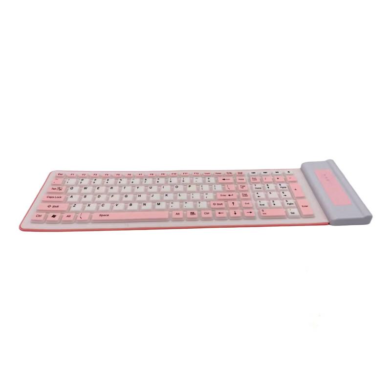 OLOEY 2.4G Wireless Waterproof Silicone Keyboard
