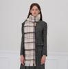 Plaid scarf women's winter senior sense thickened warm imitation cashmere scarf shawl scarf