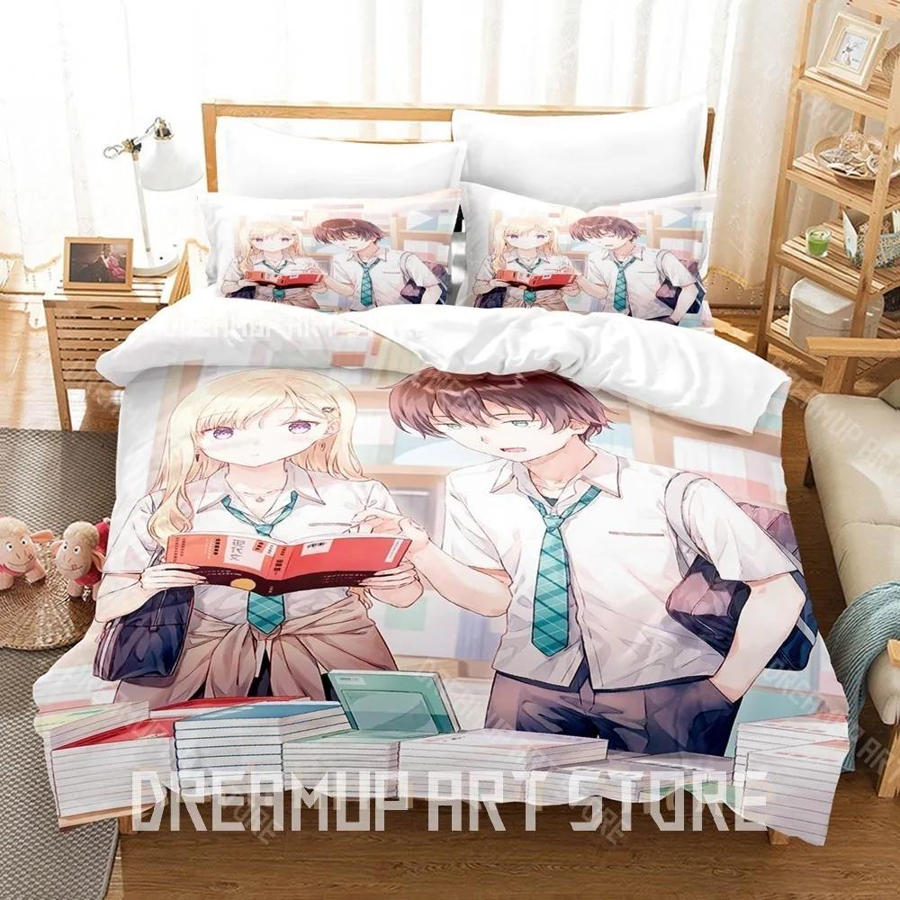 3D Print Days with My Stepsister Bedding Set Single Twin Full Queen King Size Bed Set Bedroom Duvetcover Sets Anime Bed Sheet