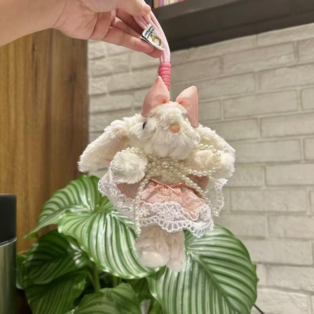 Bonnie Bunny Plush Keychain: Cute Girl Doll Bag Charm & Bestie Birthday Gift