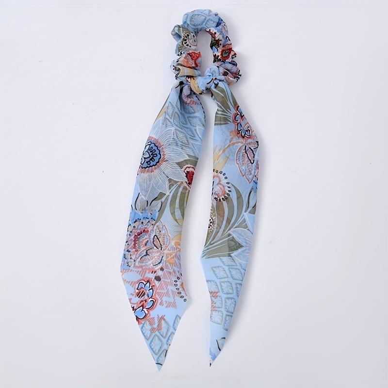 1pc 8 Types of Floral Hair Bands with Bows - Elegant Printed Headband Hair Band,Women's Soft Fashion Fabric Hair Accessories