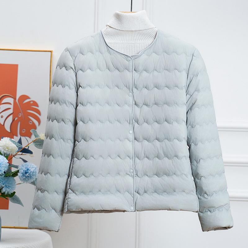 Autumn and Winter New Light Down Jacket Short Fashion Wave Casual Slim Simple Popular Down Jacket