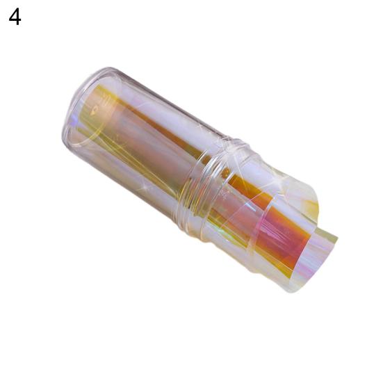 Nagelaufkleber, abnehmbar, glänzende Oberfläche, Kunststoff, DIY Nail Art-Aurora-Film, Maniküre-Transferpapier, Nagelzubehör