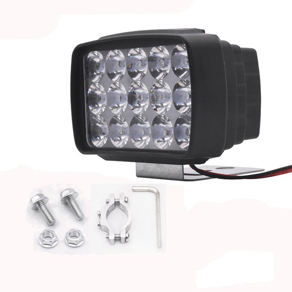Parts 15 LED Lamps Motorcycle External Spotlight Auxiliary Headlamp Electric Bicycle Headlight