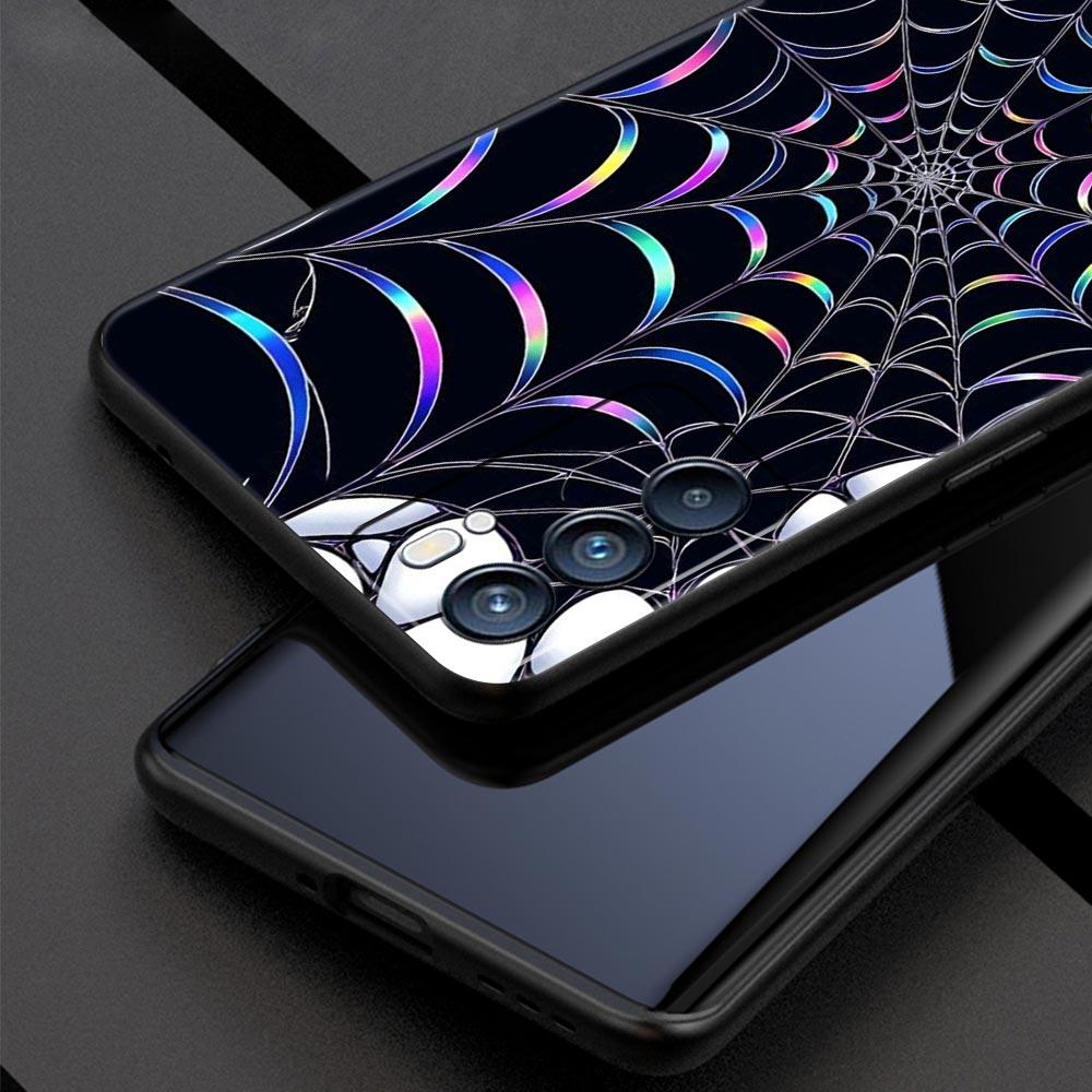 Spider Web Phone Case For Oppo Reno 13 12 11 10 7 F Find X5 X6 A98 A80 A79 A78 A57 A54 A31 A17 Pro 5G Soft TPU Cover Fundas Bags