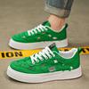 Big flower cloth shoes student board shoes fashion personality versatile sports and leisure men's shoes youth trendy shoes