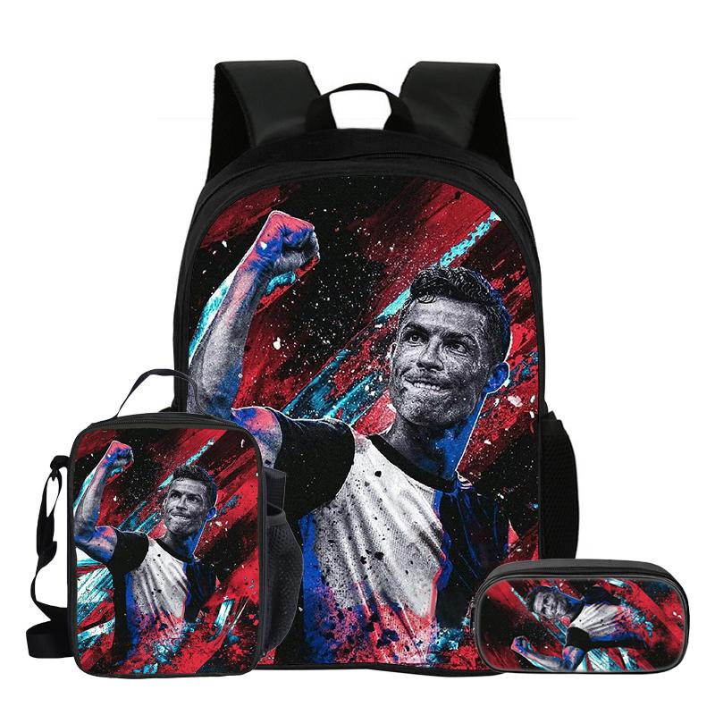 Boys Girls Everyday Backpack Knapsack Football Star Starry Sky Backpack School Tote L-Lamin Yamal Roomy Mochila Rucksack School