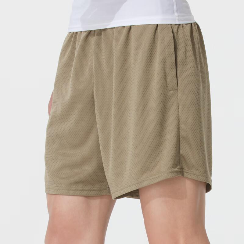 Under Armour Tech Breathable Lace-Up Versatile Quick-Dry Casual Shorts Men shorts Brown 1386970-251