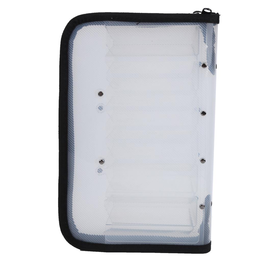 Fishing Bait Lure Bag Transparent Portable Waterproof 12 Compartments Wood Shrimp Storage Bag
