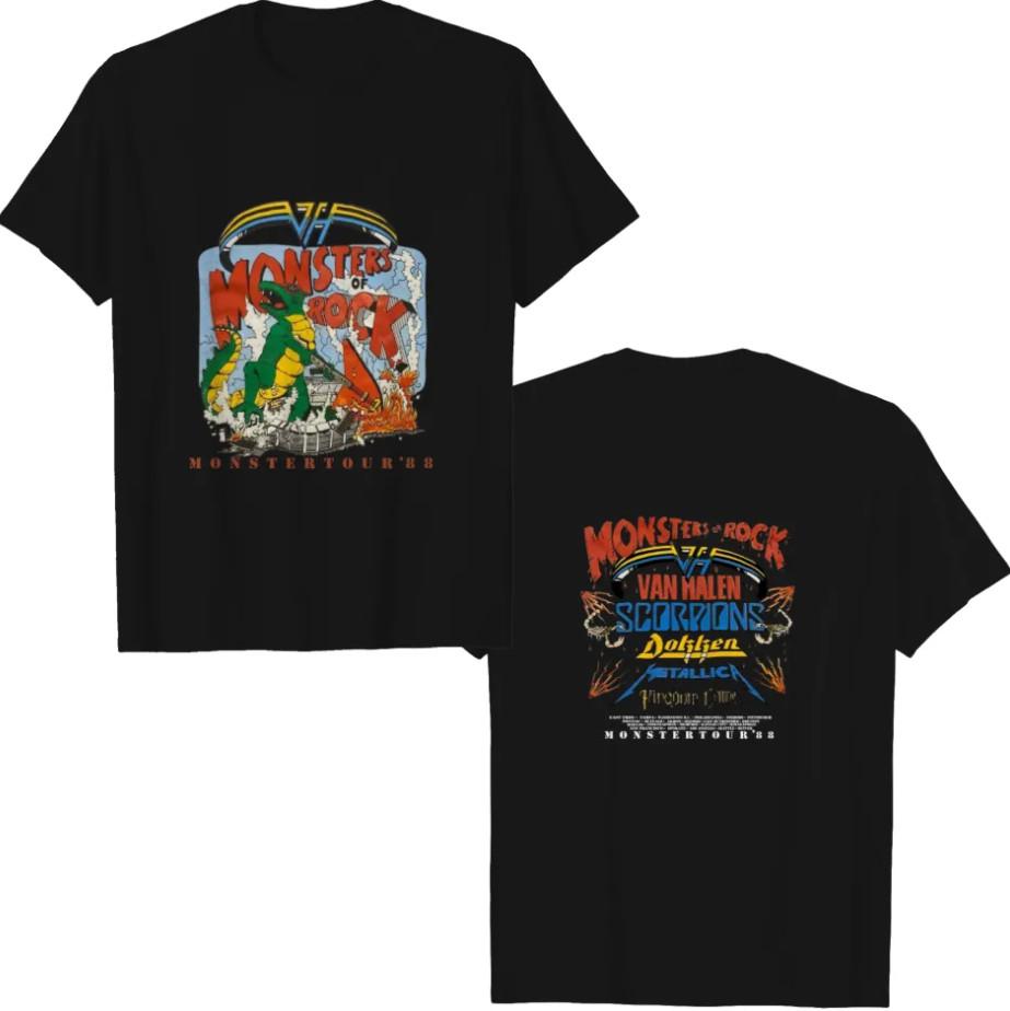 Screen Stars 1988 Monsters of Rock Tour T shirt, Monster  T-Shirt Tshirt Unisex T-Shirt S