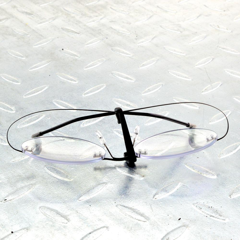 Progressive Multifocal Reading Glasses Men Slim Half Frame Anti Blue Light Business Metal Eyewear Multi-focus Readers +1.0-+4.0