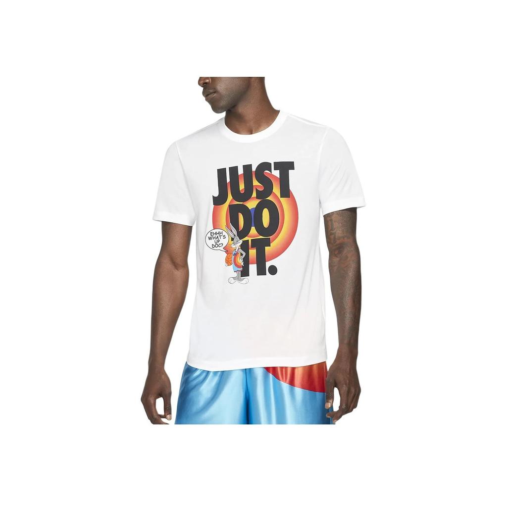 Nike A New Legacy Space Jam Bugs Bunny Print Short Sleeve T-Shirt Men Tops White DH3830-100