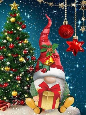 LEADINTOP Arte Diamante Set de Cuentas Cuadradas Navidad 40x50cm Pintura Diamante Tipo Pegado Completo Arte Cuadrado Cuentas Cuadradas Arte Mosaico Bordado Diamante Cuentas