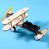 Science Diy Experimental Toys Tool Children Educational Stem Kits Diy Assembly Sliding Airplane Model Wood Puzzle Games Toys