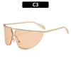 Fashion new exaggerated large frame sunglasses Spice girl personality versatile street shot Internet celebrity sunglasses glasses women