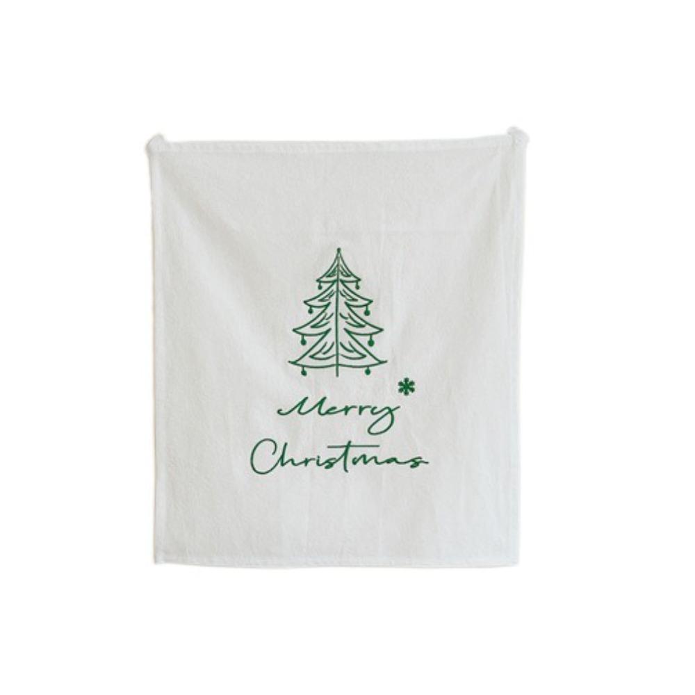 Elegant Christmas Hanging Cloth 40*48cm Embroidered Napkins  Photo Props