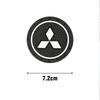 1/2PCS Car Water Cup Mats Silicone Silent Coasters Accessories For Mitsubishi Asx Lancer Outlander l200 Xpander Pajero 4 Montero SL8