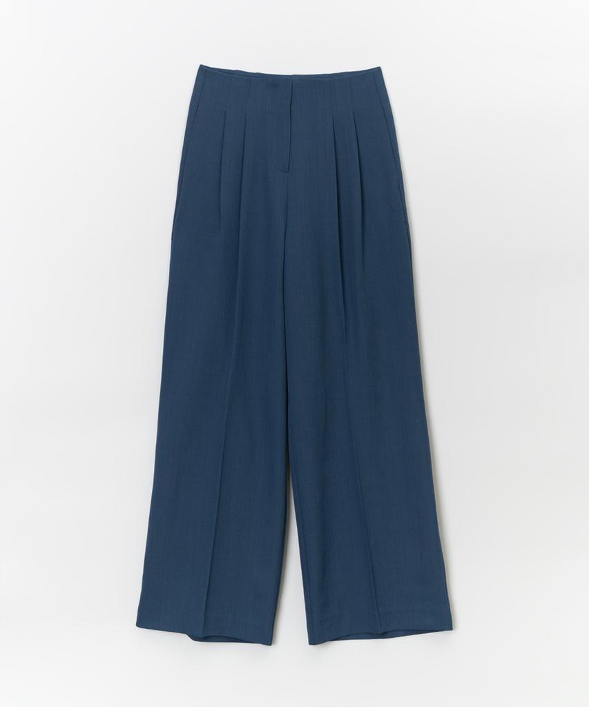 JBYRARA High-Waisted Double-Pleat Pants_Blue