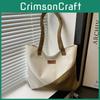 Stylish Retro Canvas Tote Bag For Women Large Capacity Trendy Handbag 2024