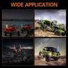 Lámpara de mástil de bandera LED RGB de 30/60/90 cm para UTV Jeep Off-road ATV Camión Luz Ambiental Automática de 1 pie con Mando a Distancia Luz de Bandera Impermeable