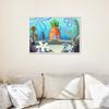 Peinture Par Numéros Tableaux À Peindre Bob L'éponge Maison Ananas 50X40 Cm