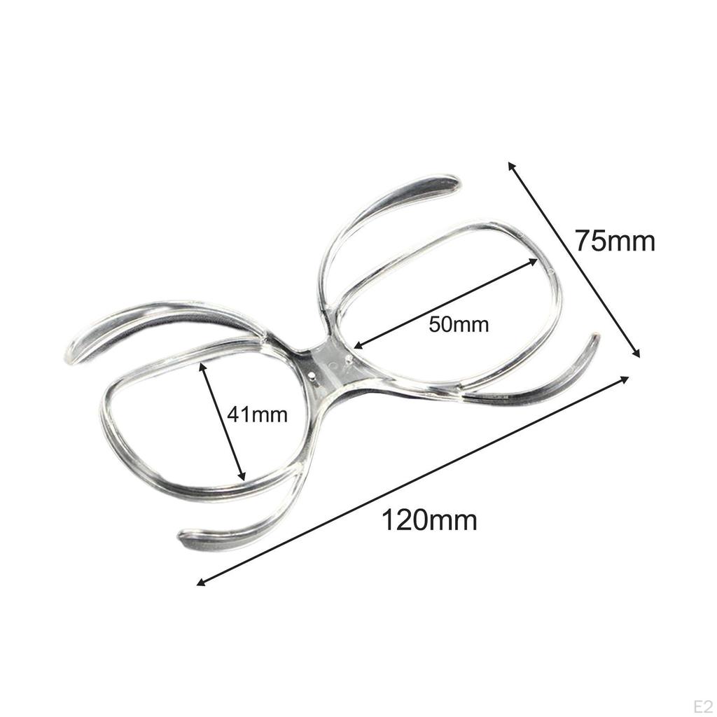 Adaptér vnitřního rámu na snowboardové brýle se hodí pro nositele brýlí pro motokros