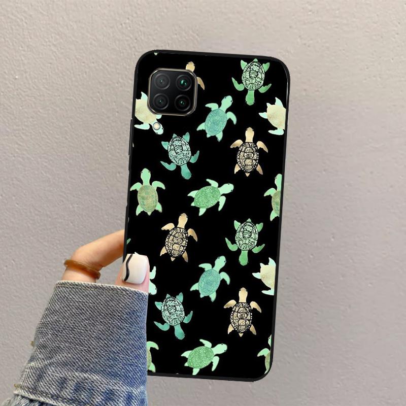 Sea Turtle For Huawei Nova Y73 Y72 Y61 Y91 Y70 Y60 Y90 12s 12i 11i 8i 9 10 SE P30 P40 Lite P60 Pro Case