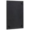 Bathroom Mirror Black and Silver 70 x 50 x 2.5 cm