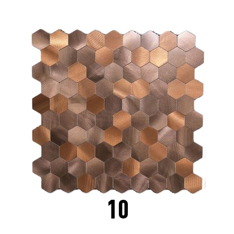 Mosaic Sticker Wall Tile Peel And Stick Self Adhesive Waterproof Wall Panel Kitchen Bathroom Backsplash Background Decor Decals