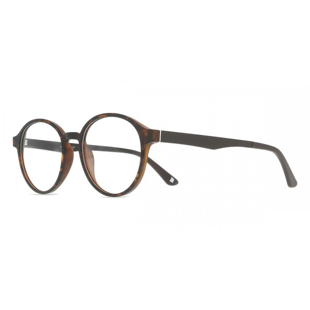 Full Rim Round Matte Tortoise Smartbuy Collection Verge Trc 190a Fashion Unisex Eyeglasses
