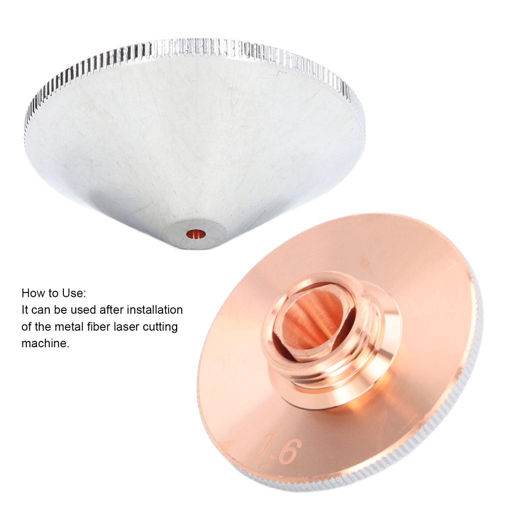 Nozzle Cutting Machine Head Cutter Dual Optical Fibre Plated Copper