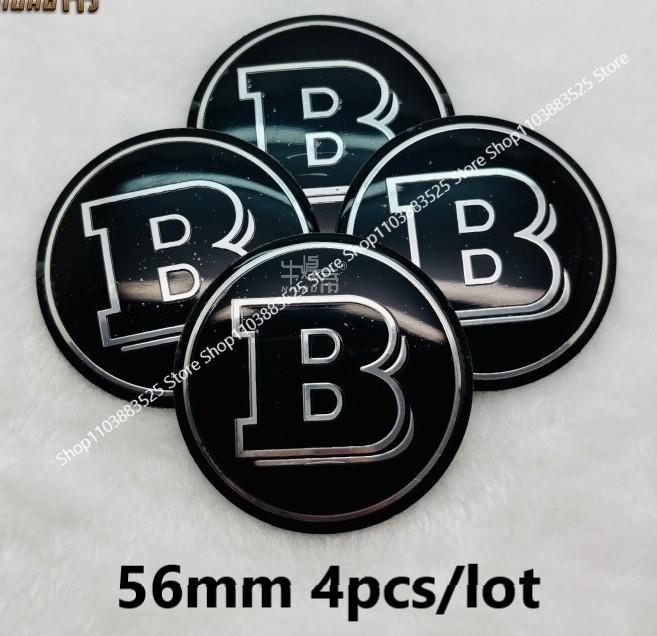 4Pcs Modified wheel hubcap B logo Emblem Badge sticker for W464 G63 G65 W463 G500 G350 W213 W204 W205 W253 W210 W211 W220