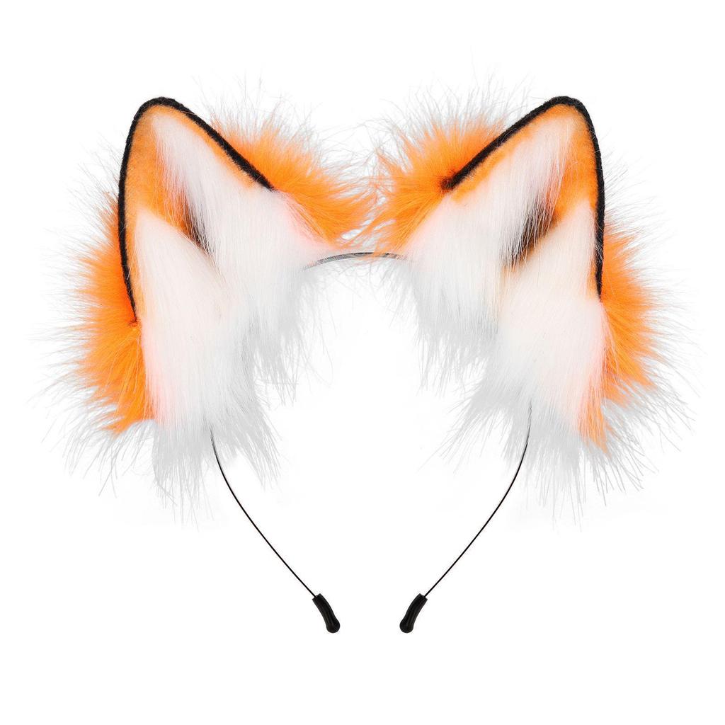 Faux Fur Wolf Ear Headband for Cosplay and Role-Playing