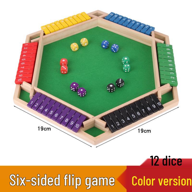 

CECPC Шестисторонняя деревянная головоломка и стол для питьевой игры