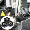 10/5 STKS M5 M6 M8 M10 Pruim Handvastdraaiende Moeren Handvat Schroefdraad Ster Mechanisch Zwarte Duimmoeren Klemknop Handmatige Moeren