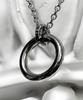 Blessed Bullet Ss - Cylinder Circle Keyring Necklace