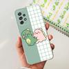 For Samsung Galaxy A32 SM-A325F Cute Flower Cat Pattern Phone Case For Samsung A32 4G Soft Silicone TPU Back Cover