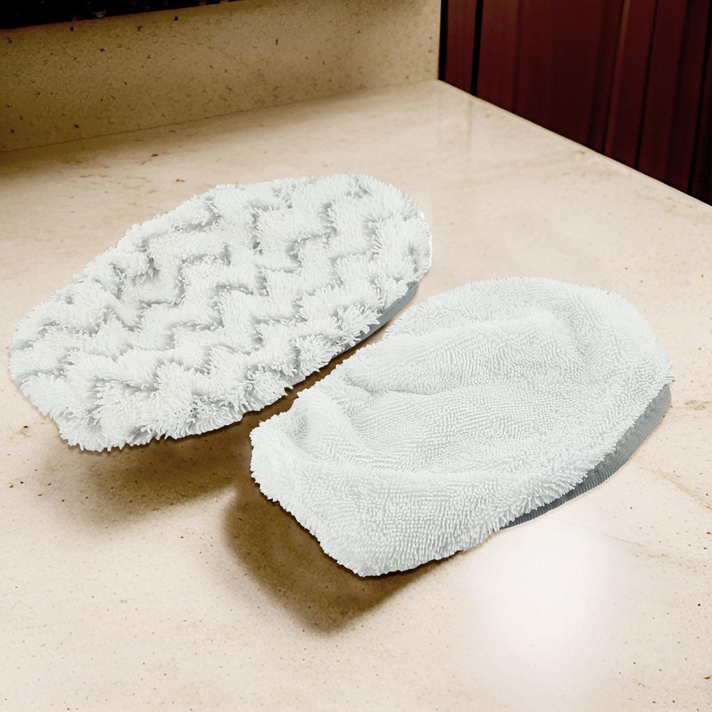 2pc Washable Mop Pads For Bissell 1977Z 1132 1252 2113 Series Vacuum For Steam Mop Robot Vacuum Part Household Cleaning Tool
