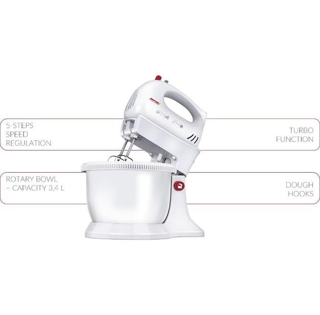 Ручной миксер MPM MMR-16Z с насадками