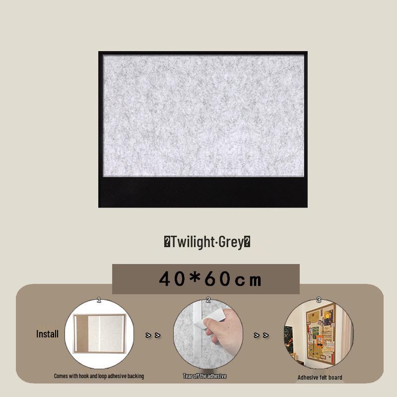 Self-Adhesive Felt Wall Sticker for Photos and Messages