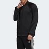 Adidas Originals Warmup Track Jacket In Solid Vintage Style Men Tops Black GK0662