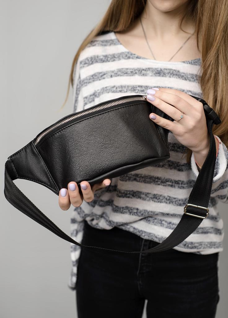 Gürteltasche Bananenleder Sambag Tirso PSS Schwarz (81113001)