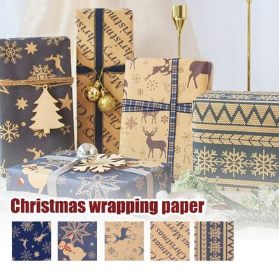 Christmas Wrapping Paper, 20in X 30in For Christmas, New Year, Winter Holidays
