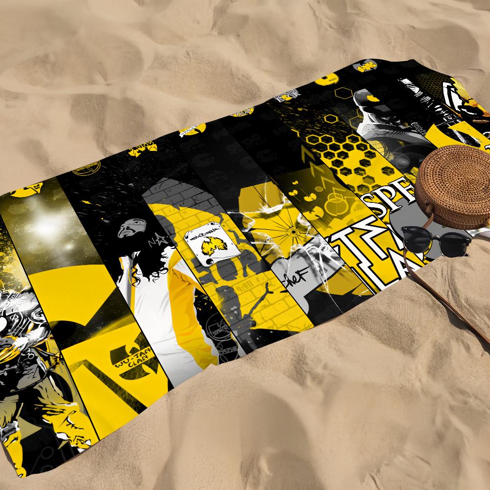 Hip Hop Team Wu-Tang C-Clan Music Towel Soft Pool Gift For Travel Gym Shower Camping Quick Dry Sports Large Beach Towel