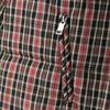Vintage Plaid Cotton Blend Puffer Jacket Womens Loose Fit Round Neck Casual Winter Coat