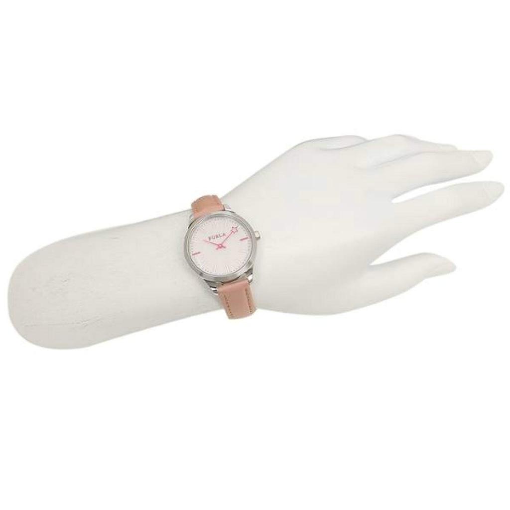 Furla Cute Pink Shell Leather Watch R4251119509 Wristwatch [FURLA] Women's [Item]