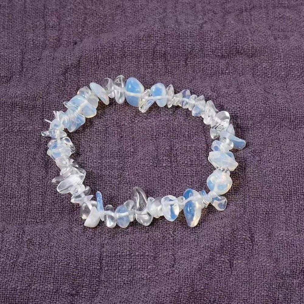 Stretch Band Irregular Stone Bracelets Adjustable Wrap Charm Hand Chain Jewelry