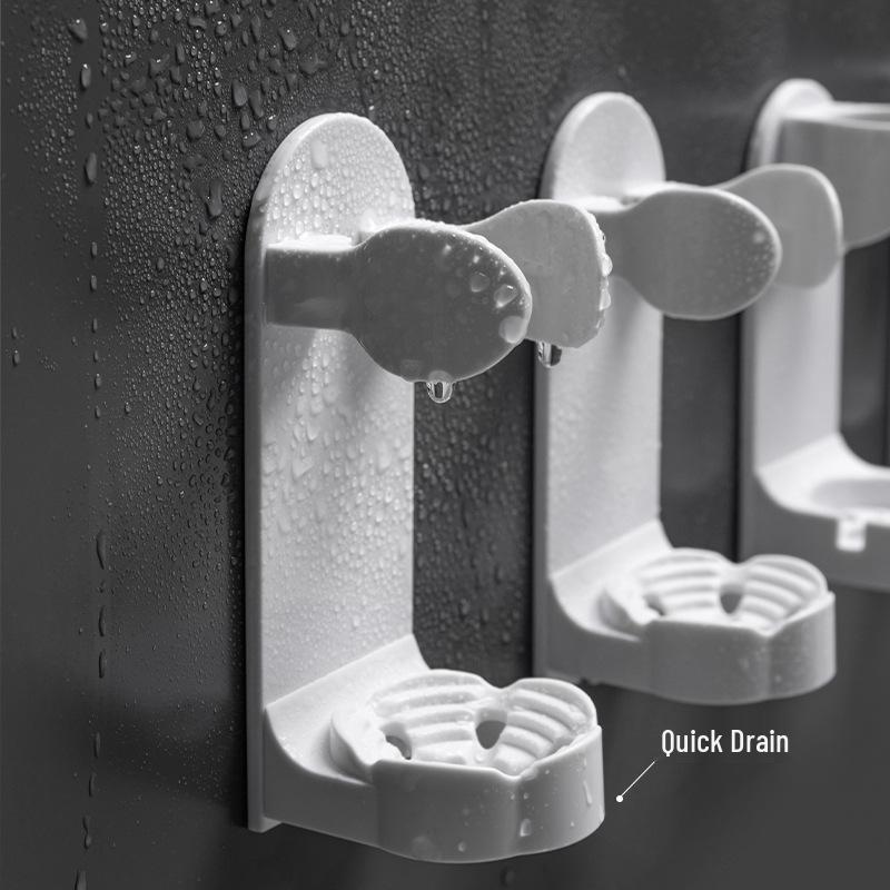 Wall-Mounted No-Punch Electric Toothbrush Holder Stand