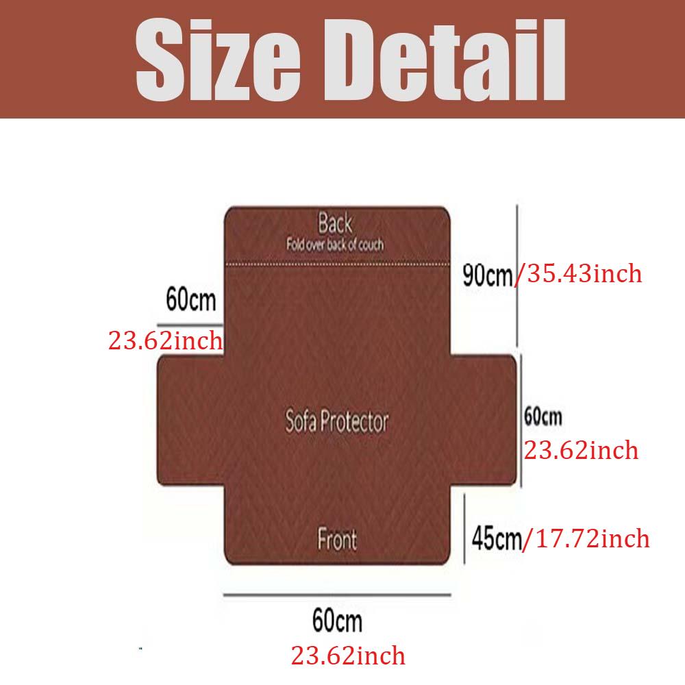 Non-Slip Plush Recliner Sofa Towel Crystal Fleece Couch Protector Pads Dustproof Armchair Mats Home Office Furniture Protector