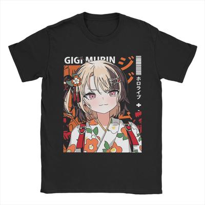 Gigi Murin In Kimono Men's T Shirts  Funny Tees Short Sleeve Round Collar T-Shirt Cotton Big Size Clothes
